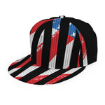 American Flag Freedom Life Print Snapback Cap