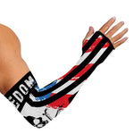 American Flag Freedom Life Print Sun Protection Arm Sleeves