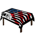 American Flag Freedom Life Print Tablecloth