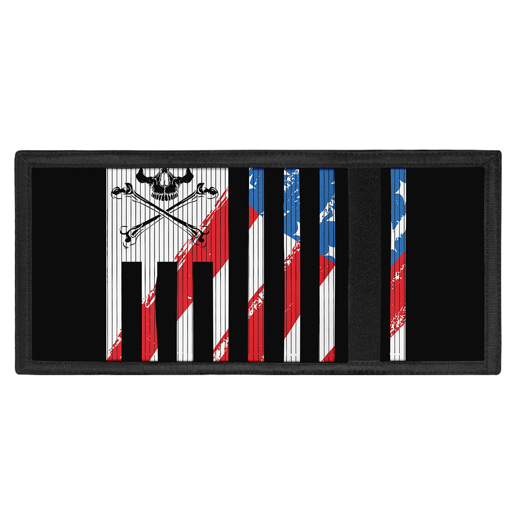 American Flag Freedom Life Print Trifold Wallet