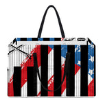 American Flag Freedom Life Print Utility Tote Bag