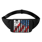 American Flag Freedom Life Print Waist Bag