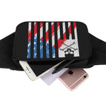 American Flag Freedom Life Print Waist Bag