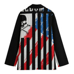American Flag Freedom Life Print Women's Blazer