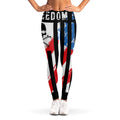 American Flag Freedom Life Print Women's Leggings