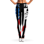 American Flag Freedom Life Print Women's Leggings
