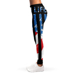 American Flag Freedom Life Print Women's Leggings