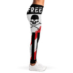 American Flag Freedom Life Print Women's Leggings