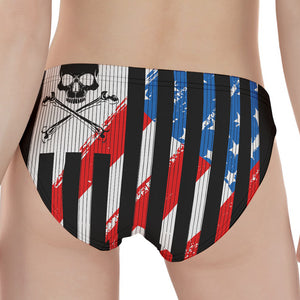 American Flag Freedom Life Print Women's Panties