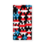 American Flag Jigsaw Puzzle Print Baby Crib Sheet