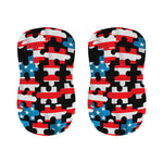 American Flag Jigsaw Puzzle Print Bar Stool Covers