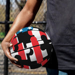 American Flag Jigsaw Puzzle Print Basketball