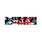 American Flag Jigsaw Puzzle Print Bed Runner