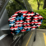 American Flag Jigsaw Puzzle Print Car Side Mirror Covers