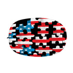 American Flag Jigsaw Puzzle Print Car Side Mirror Covers