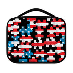 American Flag Jigsaw Puzzle Print Classic Bible Case