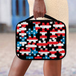 American Flag Jigsaw Puzzle Print Classic Bible Case