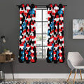 American Flag Jigsaw Puzzle Print Grommet Curtain Panels