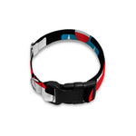 American Flag Jigsaw Puzzle Print Dog Collar