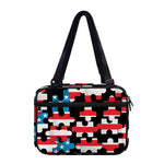 American Flag Jigsaw Puzzle Print Double Strap Bible Bag