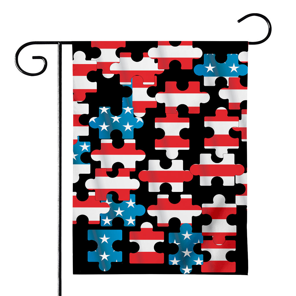 American Flag Jigsaw Puzzle Print House Flag