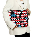 American Flag Jigsaw Puzzle Print Laptop Sleeve
