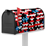 American Flag Jigsaw Puzzle Print Mailbox Cover