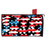 American Flag Jigsaw Puzzle Print Mailbox Cover