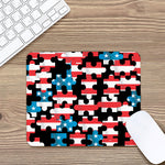 American Flag Jigsaw Puzzle Print Mouse Pad
