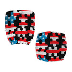 American Flag Jigsaw Puzzle Print Office Chair Cover
