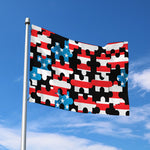 American Flag Jigsaw Puzzle Print Polyester Flag