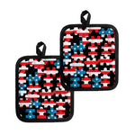 American Flag Jigsaw Puzzle Print Pot Holders