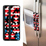 American Flag Jigsaw Puzzle Print Refrigerator Handle Covers