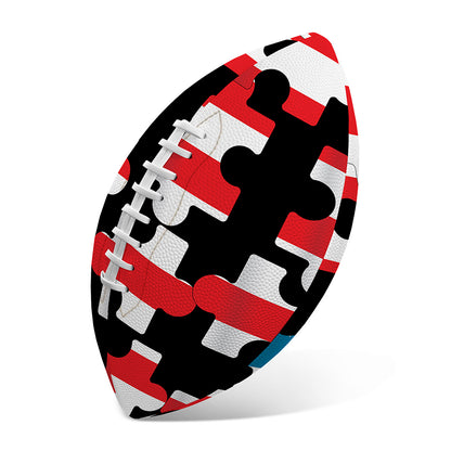American Flag Jigsaw Puzzle Print Rugby Ball