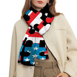 American Flag Jigsaw Puzzle Print Scarf