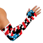 American Flag Jigsaw Puzzle Print Sun Protection Arm Sleeves