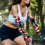 American Flag Jigsaw Puzzle Print Sun Protection Arm Sleeves