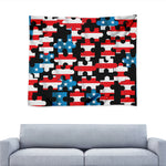 American Flag Jigsaw Puzzle Print Tapestry