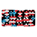American Flag Jigsaw Puzzle Print Towel