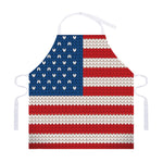 American Flag Knitted Print Adjustable Apron