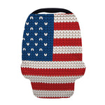 American Flag Knitted Print Baby Seat Cover