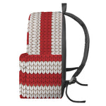 American Flag Knitted Print Backpack