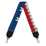 American Flag Knitted Print Bag Strap