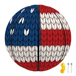 American Flag Knitted Print Basketball