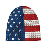 American Flag Knitted Print Beanie