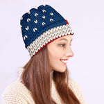 American Flag Knitted Print Beanie