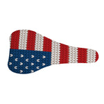 American Flag Knitted Print Bicycle Seat Cover