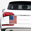 American Flag Knitted Print Car Sticker