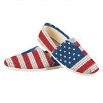 American Flag Knitted Print Casual Shoes