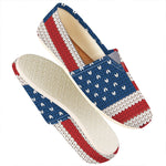 American Flag Knitted Print Casual Shoes